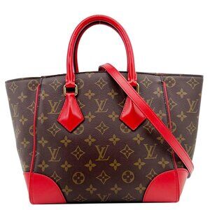 Louis Vuitton  Phenix Monogram Canvas Shoulder Bag Coquelicot